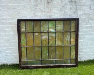 Vintage Stained Glass Window Panel - Asking $249 