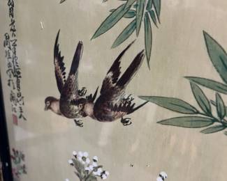 pair of vintage oriental lithographs - $400