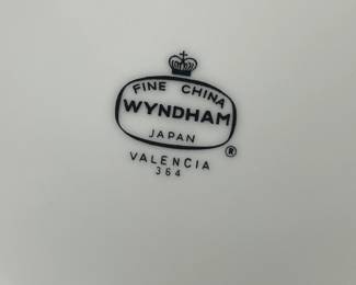 Entire set of Wyndham Valencia Fine China - asking $100