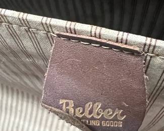 Vintage Belber Leather Suitcase - Asking $79 