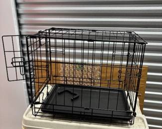 Collapsible Metal Pet Crate - Asking $39 