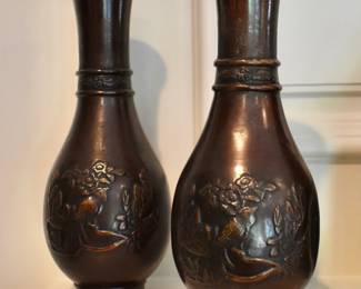 Bronze vases