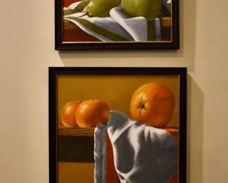 Two small still lifes on canvas signed P. McKee