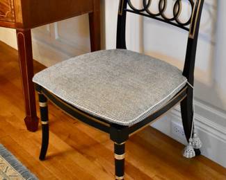 10 Baker Furniture Historic Charleston Governor Alston Regency Collection dining chairs
