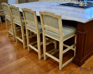 Set of 4 Minton-Spidell counter stools