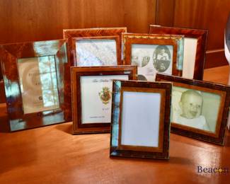 Marquetry picture frames