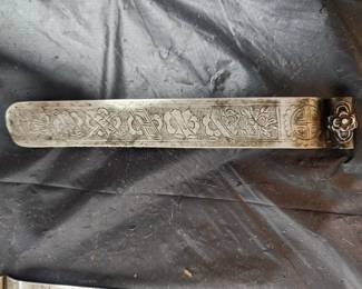 ANTIQUE ASIANSILVER HAIR PIN 