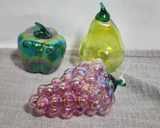 BLOWN GLASS FRUITE