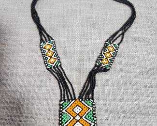 NATIVE BEADED NECKLACE