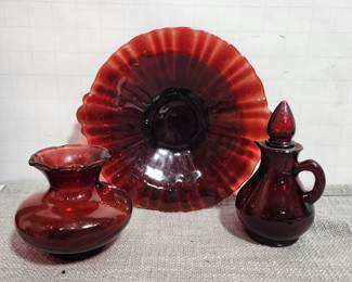RUBY RED GLASS
