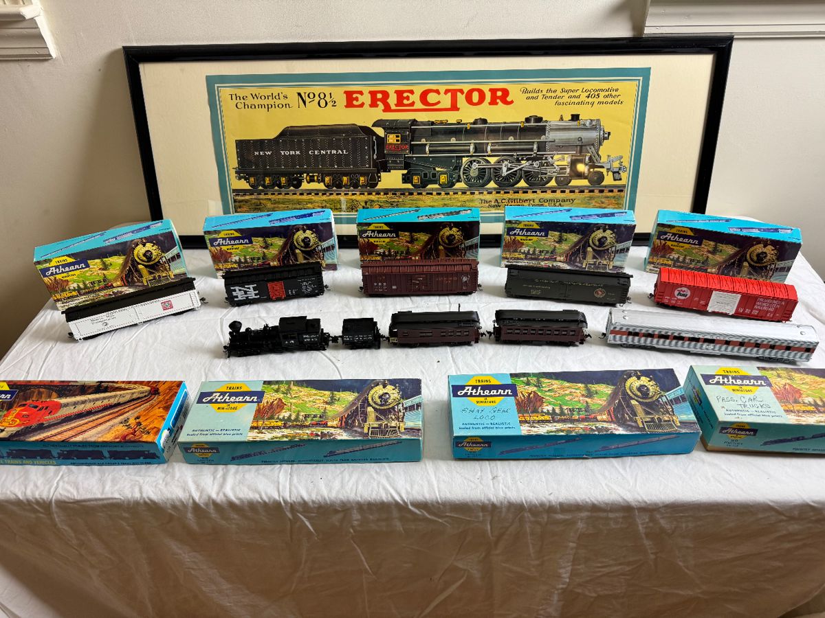 Massive train collection - these are only a fraction of the items available. Tools and parts available in bulk!