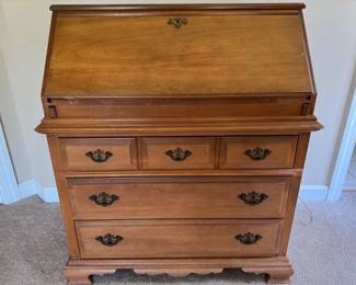 Maple secretary desk