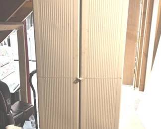 Plastic storage cabinet