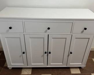 White sideboard