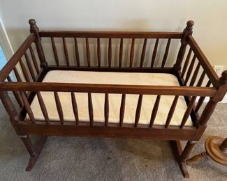 Antique cradle