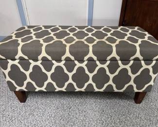 Upholstered storage bench