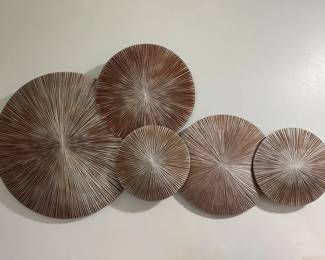 Large sunburst metal wall art