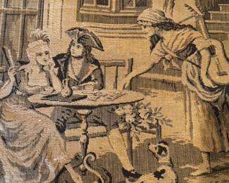 Detail of wall tapestry