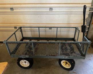 Metal yard wagon