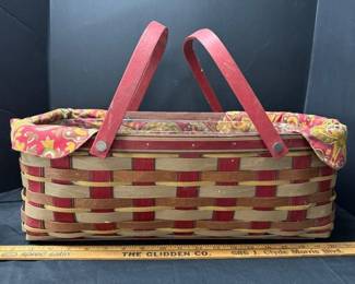 Longaberger basket with liners