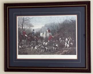 Heywood Hardy print "Run to Earth"