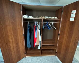 Composite wood wardrobe
