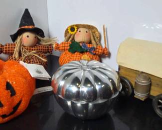 Halloween Decorations And Candle Holder