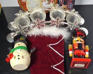 Christmas Decorations And Tins