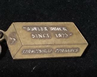 Vintage Keychain From The HighButler Brick Company Of AustinTexas