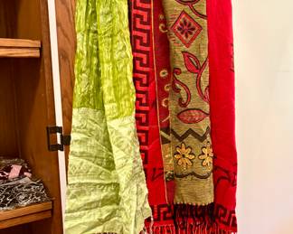 Pashminas, scarves