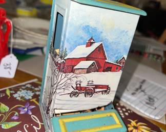 Vintage Match Box Holder