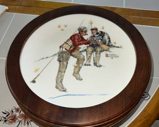 Norman Rockwell plates/wall plaques 
