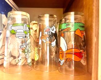 Vintage Comic Collectable Glassware 