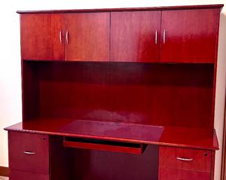 Matching Secretary Desk (also w/file drawers). Cherrywood 
