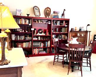 Antique tables, chairs and trunks !