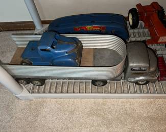 Vintage 1950, 1960 and 1970 toy trucks