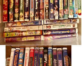 Disney & Kid VHS TAPES