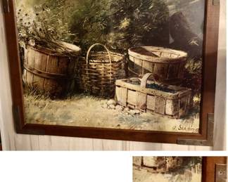 Adolph Sehring Daisies and Baskets