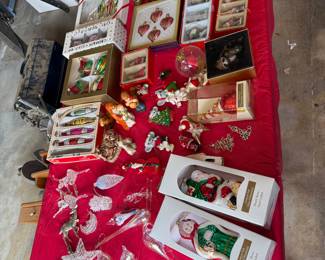 Christmas ornaments, mercury ornaments, hallmark ornaments, oh my!