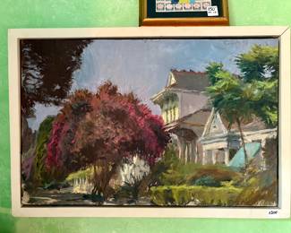 Phil Sandusky Oil painting of New Orleans