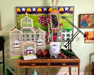 Folk art, Wonderful bamboo desk