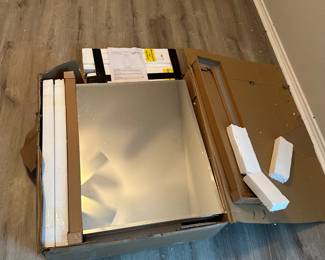 New, unused mirrored medicine cabinet 