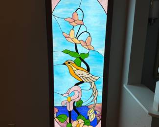 Gorgeous stained glass wall art 