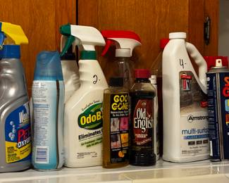 Cleaning supplies