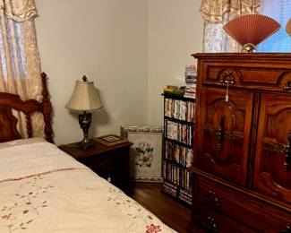 King size floral quilt