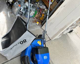 Kobalt 80v mower with battery and charger 
