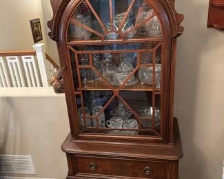 Curio cabinet matches buffet
There is also a table, picture coming 
Crystal 
