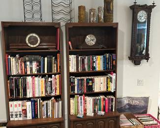 Book shelves 
Clocks
Wine racks 
Candles 