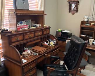 Desk and chair 