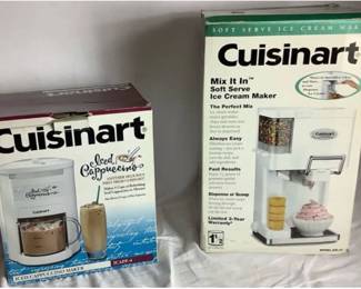 Cuisinart Bundle of Iced Cappuccino & Hot Espresso Maker ICAPP-4 and Mix It in Soft Serve Ice Cream Maker